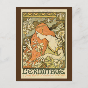 Cartão Postal Revista Ermitage Art nouveau