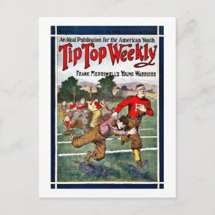 Cartão Postal Revista Semanal de Esportes Tip Top - Vintage