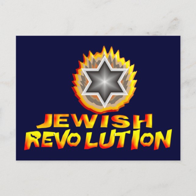 Cartão Postal Revolução Judaica (Frente)