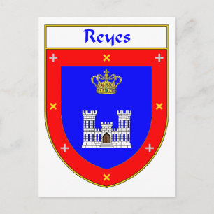 Cartão Postal Reyes Casaco de Braços/Proteção para a Família