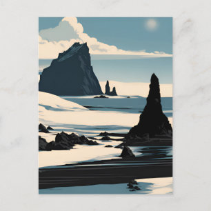 Cartão Postal Reynisfjara Beach