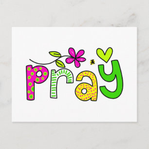 Cartão Postal Rezar