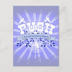 Cartão Postal Reze Até Que Algo Aconteça