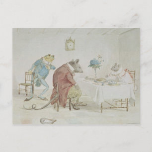 Cartão Postal Reze, Srta. Mouse, pode nos dar cerveja?