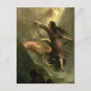 Cartão Postal Rheingold, primeira cena, 1888