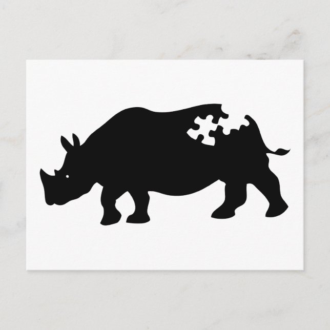 Cartão postal Rhino (Frente)