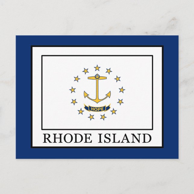 Cartão Postal Rhode Island (Frente)