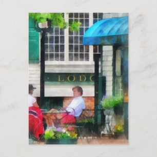 Cartão Postal Rhode Island - Cafe Newport RI