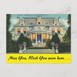 Cartão Postal Rhode Island, Chetwood, Newport