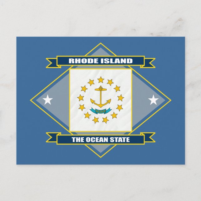 Cartão Postal Rhode Island Diamond (Frente)