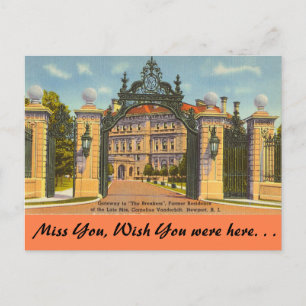 Cartão Postal Rhode Island, The Breakers, Newport