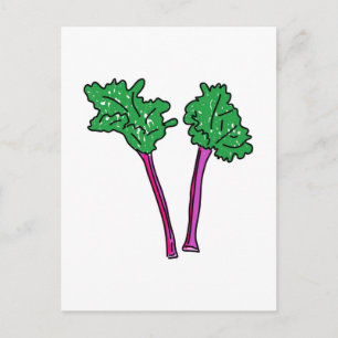 Cartão Postal Rhubarb