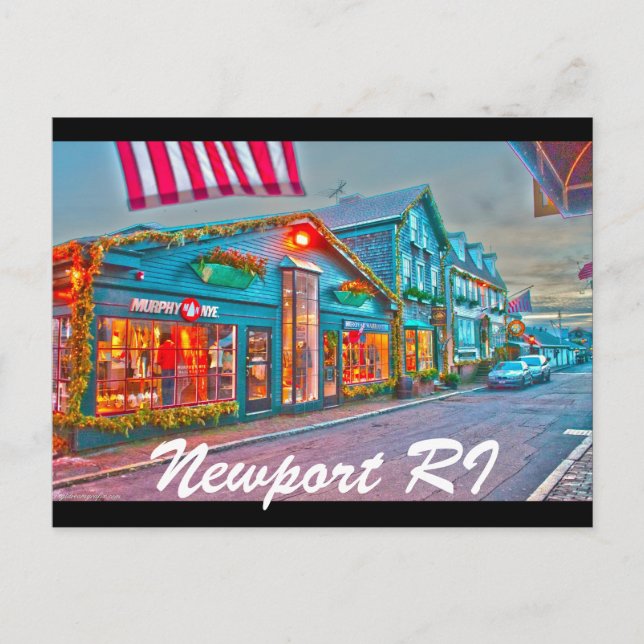 Cartão Postal RI de Newport (Frente)