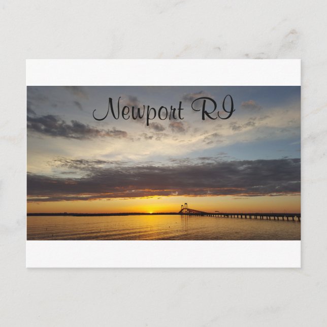 Cartão Postal RI de Newport (Frente)