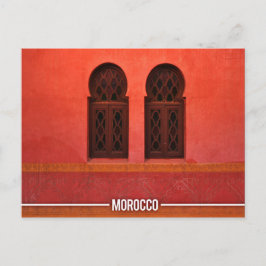 Cartão Postal Riad marroquino, Marraquexe Marrocos