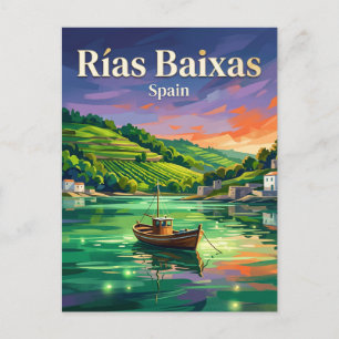 Cartão Postal Rías Baixas Espanha