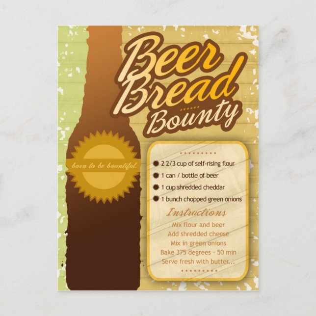 Cartão Postal Rich Recebe BEER BREAD BOUNTY (Frente)