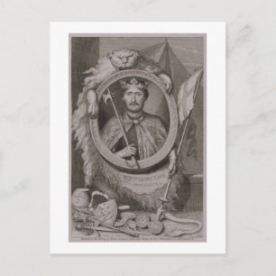 Cartão Postal Richard I 'Coeur de Lion' (1157-99) Rei de Inglate