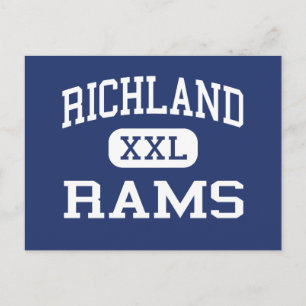 Cartão Postal Richland - Rams - High - Johnstown Pennsylvania