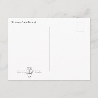 Cartão Postal Richmond Castle Postcard