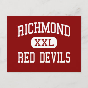 Cartão Postal Richmond - Red Devils - High - Richmond Indiana