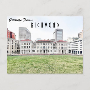 Cartão Postal Richmond Skyline
