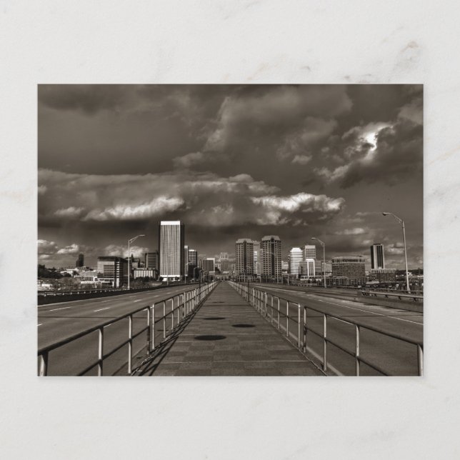 Cartão Postal Richmond VA Skyline (Frente)