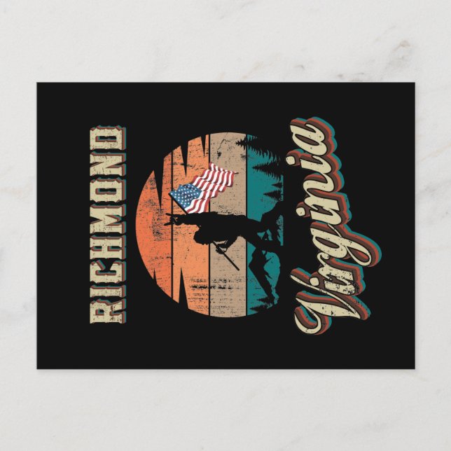 Cartão Postal Richmond Virginia (Frente)