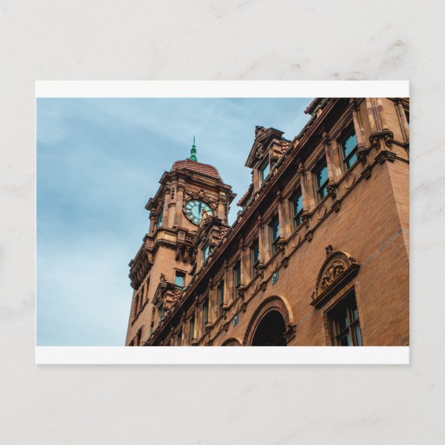 Cartão Postal richmond virginia centro histórico perto da ferrov (Frente)