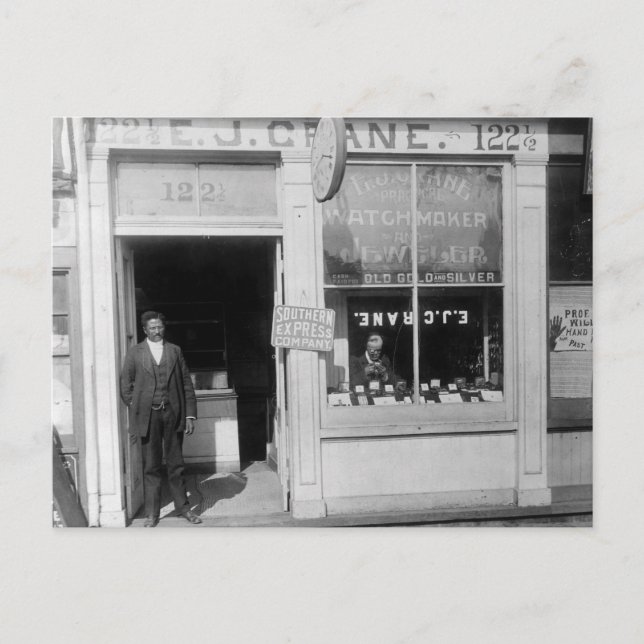 Cartão Postal Richmond Watchmaker: 1899 (Frente)