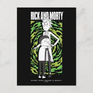 Cartão Postal RICK E MORTY™   Rick Morty Hugging