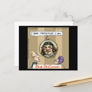 Cartão Postal Rick London Cartoons Engraçado Descartes