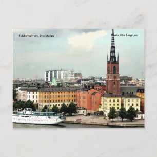Cartão Postal Riddarholmen, Estocolmo, Photo Ola...