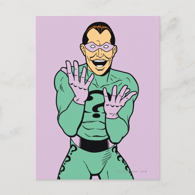 Cartão Postal Riddler (Frente)