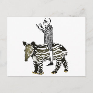 Cartão Postal Ride em' tapir