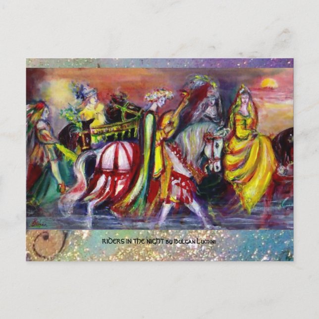 CARTÃO POSTAL RIDERS NA NOITE (Frente)