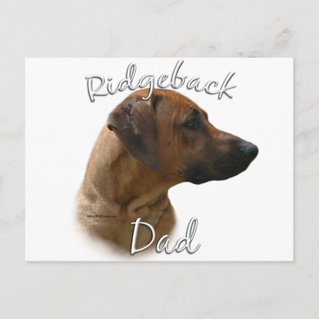 Cartão Postal Ridgeback Pai 2 (Frente)