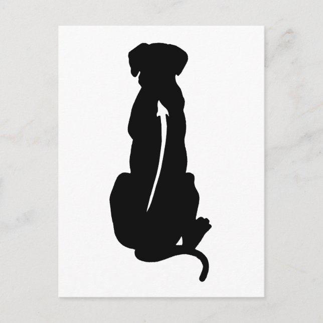 Cartão Postal Ridgeback Ridgeback Dog Raça Spine (Frente)