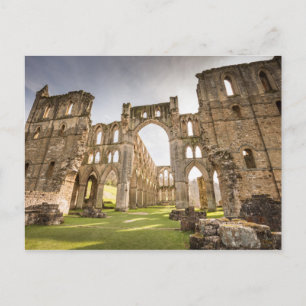 CARTÃO POSTAL RIEVAULX ABBEY, NORTH YORKSHIRE, UK