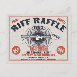 Cartão Postal Riff Raffle