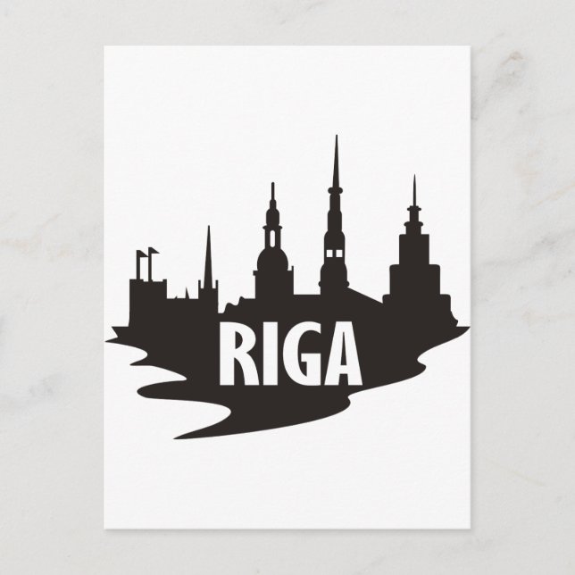 Cartão Postal Riga (Frente)