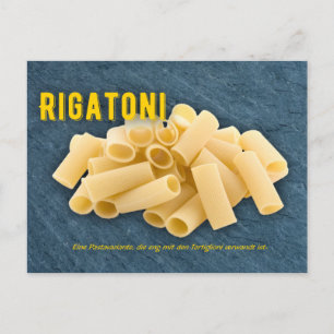 Cartão Postal Rigatoni al Forno