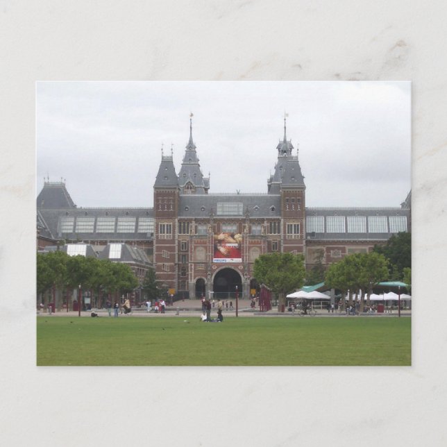 Cartão Postal rijksmuseum amsterdam (Frente)