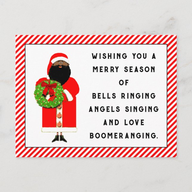 Cartão Postal Rima de Natal Fofa (Frente)