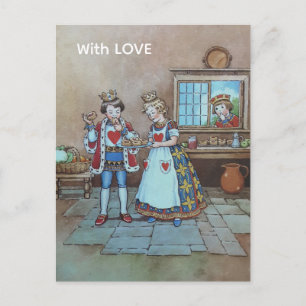 Cartão Postal Rima infantil Rainha de Copas
