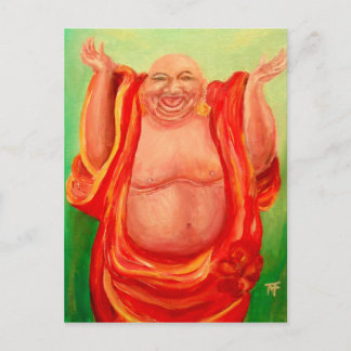 Cartão Postal Rindo de Buda