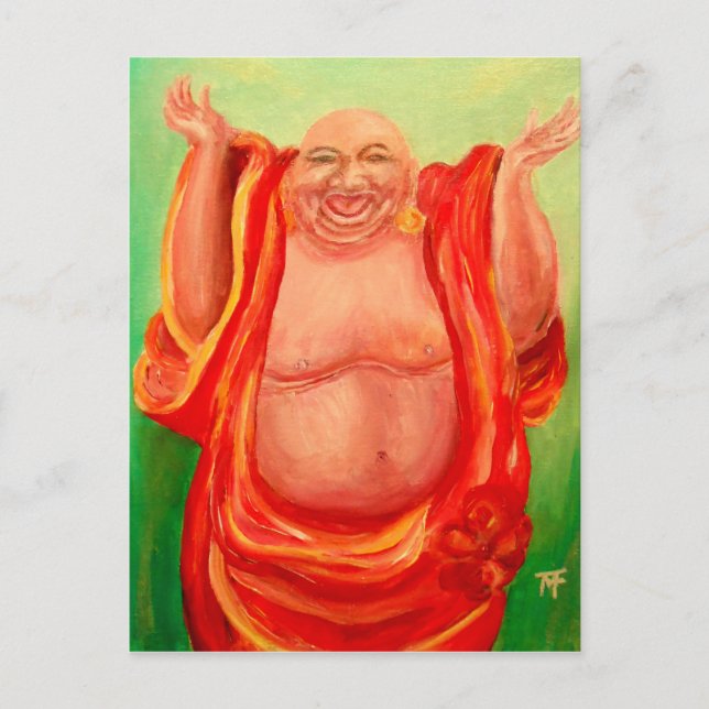 Cartão Postal Rindo de Buda (Frente)