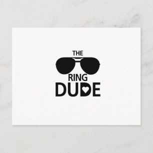 Cartão Postal Ring Dude - Casamento do portador do anel