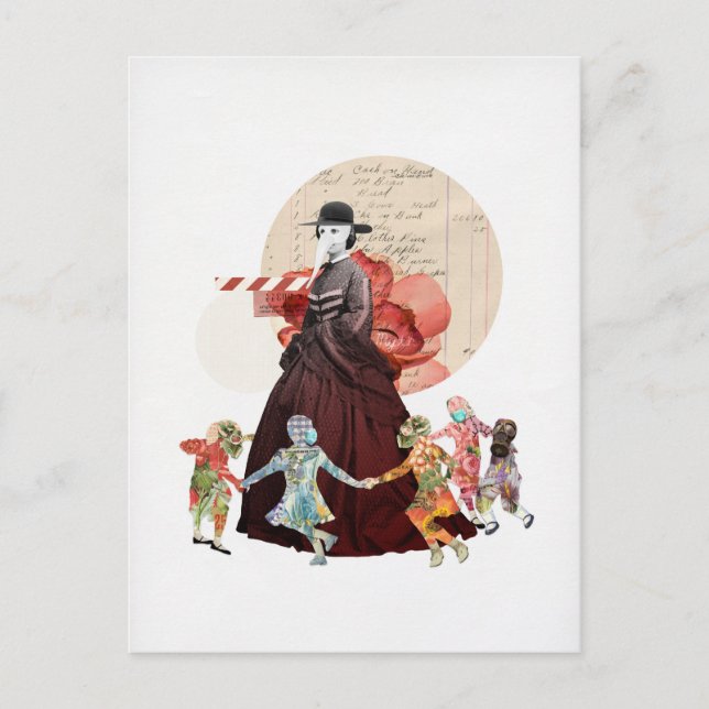 Cartão Postal Ring-o-Ring-o-Rosy (O Mito) (Frente)