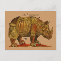 Rinoceronte Antigo Durer Rhino Vintage